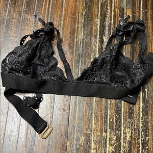 Chic Black Lace Bralette